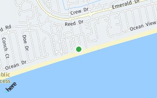 Map of Louise Ave. # 192, Emerald Isle, NC 28594, USA