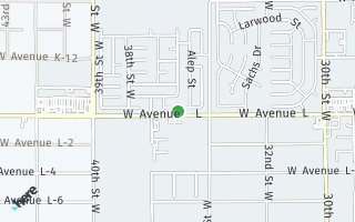 Map of 3628 Balmont Street, Lancaster, CA 93536, USA