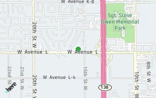 Map of 1543 W Avenue L #4, Lancaster, CA 93534, USA
