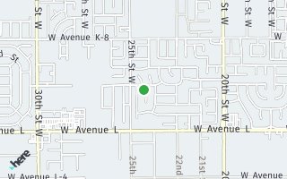 Map of 42945 Amoy Street, Lancaster, CA 93536, USA