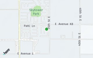 Map of 43127 Homestead St, Lancaster, CA 93535, USA