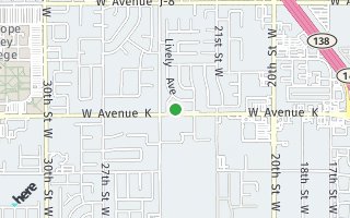 Map of 2333 Avenue K, Lancaster, CA 93536, USA