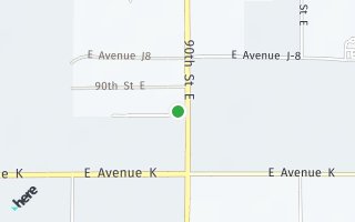 Map of 43803 90th St. East, Lancaster, CA 93535, USA