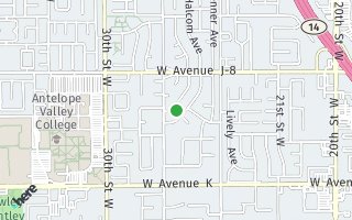 Map of 43922 Galion Ave, Lancaster, CA 93536, USA