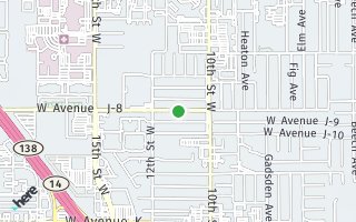 Map of 1102 W Avenue J8, Lancaster, CA 93534, USA