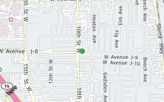 Map of 44003 Hoban Ave, Lancaster, CA 93534, USA