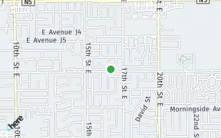 Map of 1622 Bluebell Street, Lancaster, CA 93535, USA