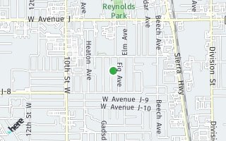 Map of 44112 Fern Ave., Lancaster, CA 93534, USA
