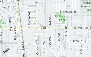 Map of 240 E Avenue J12, Lancaster, CA 93535, USA