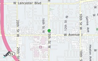 Map of 44442 15th St. #7, Lancaster, CA 93535, USA