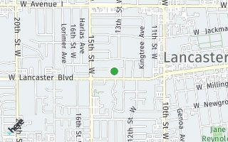 Map of 1268 W Kildare Street, Lancaster, CA 93534, USA