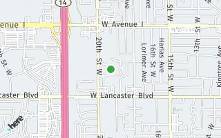 Map of 1816 Linda Avenue, Lancaster, CA 93534, USA