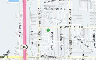 Map of 45553  Fairbanks Ave, Lancaster, CA 93534