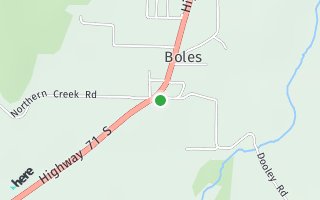 Map of Rt8 Boles, Boles, AR 72926, USA