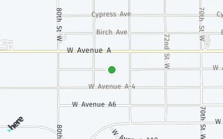 Map of 6817 West Ave. A2, Lancaster, CA 93536, USA