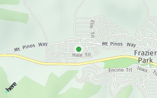 Map of 4221 Irvon Trail, Fraizer Park, CA 93225, USA