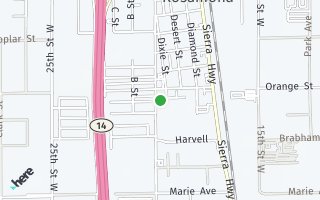 Map of 2416 20th Street W, Rosamond, CA 93560, USA