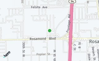 Map of 2556 Starbrite Avenue, Rosamond, CA 93560, USA