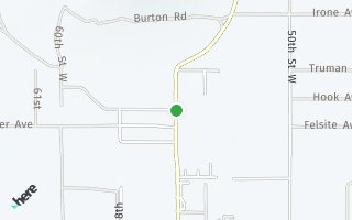 Map of 1 Dacite Ave, Rosamond, CA 93560, USA