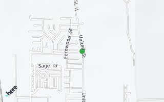 Map of 1008 Oakwood Lane, Rosamond, CA 93560, USA