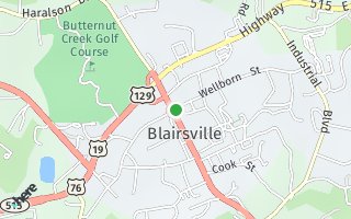 Map of 113 Golden Leaf Drive, Blairsville, GA 30512, USA