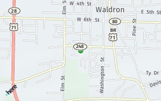 Map of Rt 3 Waldron, Wladron, AR 72958, USA