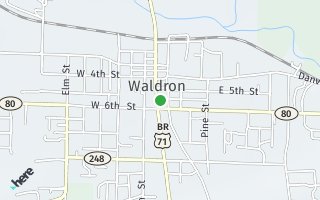 Map of , Waldron, AR 72924, USA