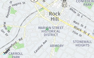 Map of 240 Marion Street, Rock Hil, SC 29730, USA