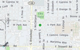 Map of 303 E. Park Ave., Santa Maria, CA 93454, USA