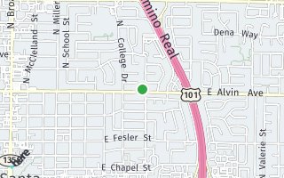 Map of 841 E. Alvin Ave, Santa Maria, CA 93454, USA