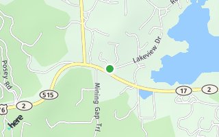 Map of 1653 Lakeview Drive Unit B, Young Harris, GA 30582, USA