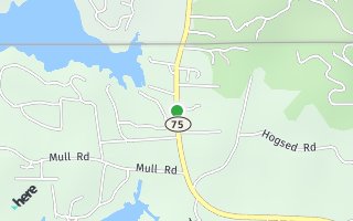 Map of 2483  State Highway 75 North, Hiawassee, GA 30546, USA