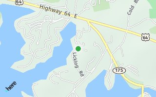 Map of 519 Licklog Road, Hayesville, NC 28904, USA