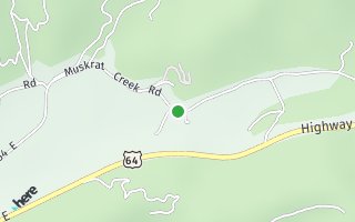 Map of 628  Muskrat Creek Road, Hayesville, NC 28904, USA