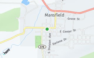 Map of Rt3, Mansfield, AR, USA