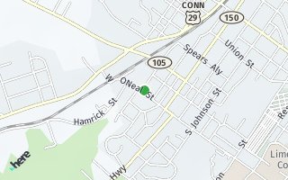 Map of 118 Oneal Street, Gaffney, SC 29340, USA