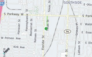 Map of 1580 South Parkway, Memphis, TN 38106, USA