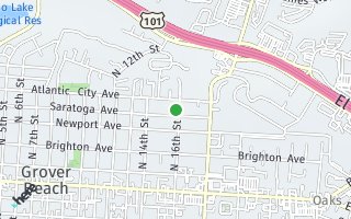 Map of 545 N 16th St, Grover Beach, CA 93433, USA