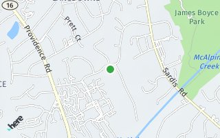 Map of 701 Sardis Lane, Charlotte, NC 28270, USA