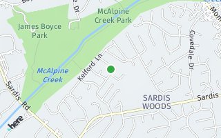 Map of 7419 Kilcullen Drive, Charlotte, NC 28270, USA