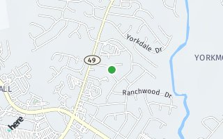 Map of 7339 Hooksett Court, Charlotte, NC 28217, USA