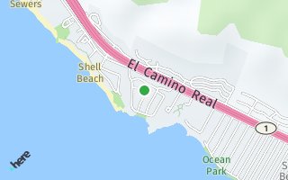 Map of 122 Paddock Avenue, Shell Beach, CA 93449, USA