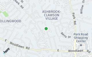 Map of 1036 Broadmoor Drive, Charlotte, NC 28209, USA