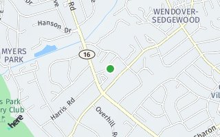 Map of 1543 Providence Drive, Charlotte, NC 28211, USA