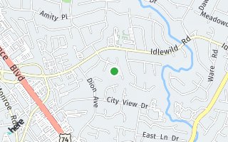 Map of 6615 Bluestone Court, Charlotte, NC 28212, USA