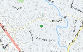 Map of 2618 Cedarwild Road, Charlotte, NC 28212, USA