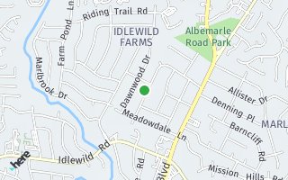 Map of 4527 Easthaven Drive, Charlotte, NC 28212, USA