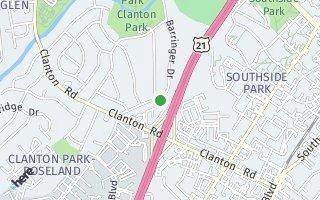 Map of 3451 Barringer Drive, Charlotte, NC 28217, USA