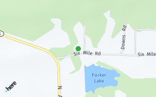 Map of Six Mile Rd, Booneville, AR 72927, USA