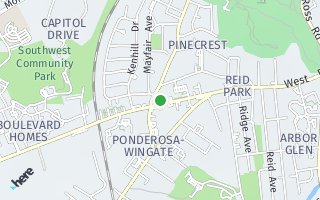 Map of 2624 West Boulevard, Charlotte, NC 28208, USA